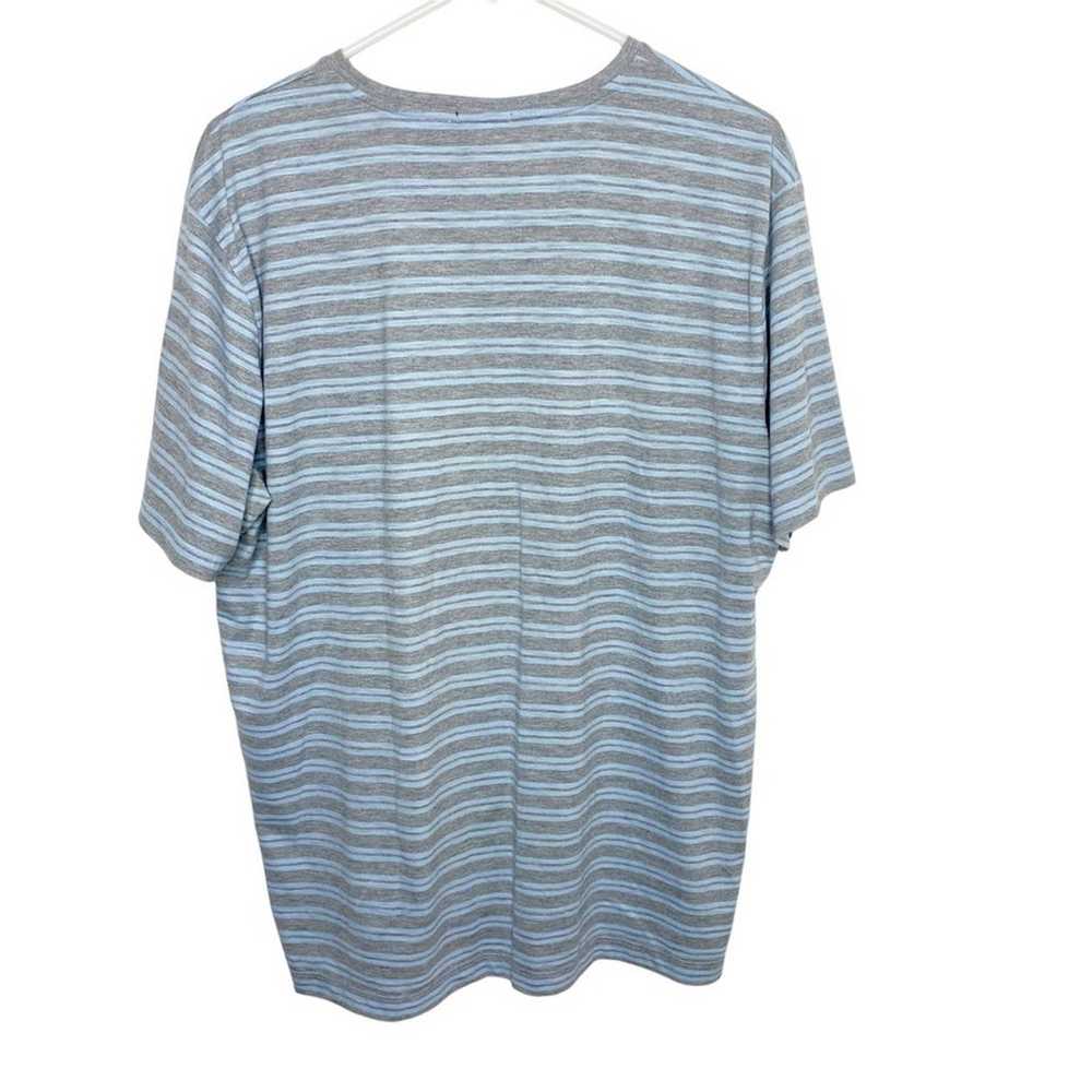 Boss Hugo Boss striped T-shirt size XL blue - image 4