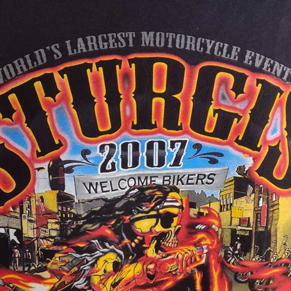 STURGIS 2007 TEE SHIRT WORLDS LARGEST MOTORCYCLE … - image 9