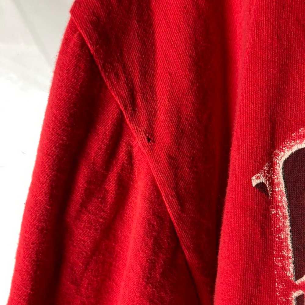 Vintage single stitch Detroit red wings t shirt t… - image 5