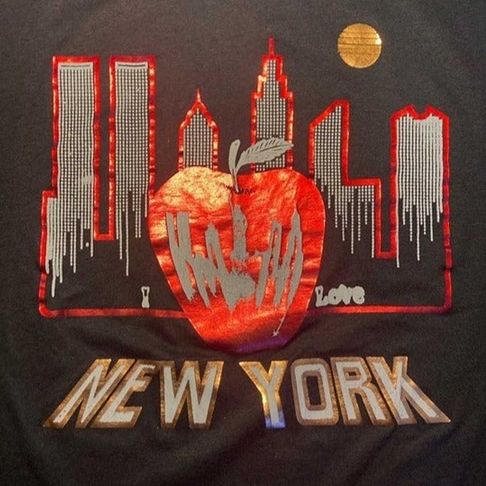 Vintage New York City Big Apple Single Stitch T-S… - image 2