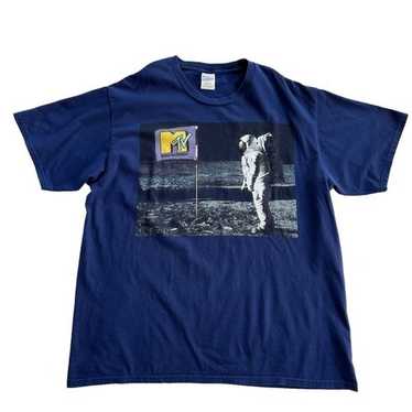 MTV Moon Man Astronaut Graphic Tee Unisex XL