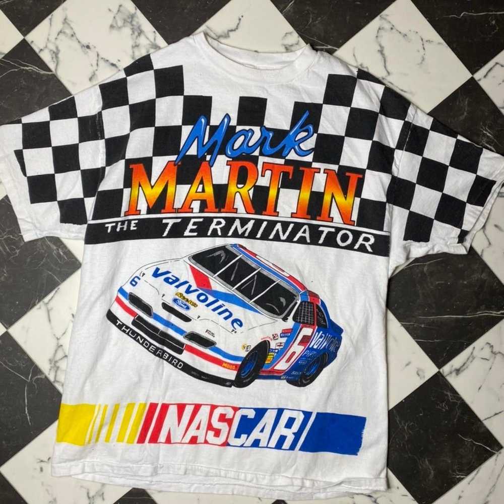 Mark Martin vintage nascar tshirt - image 1