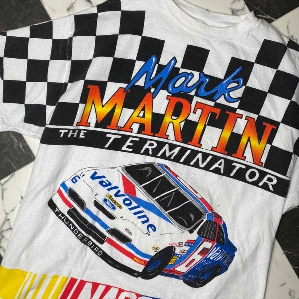 Mark Martin vintage nascar tshirt - image 2