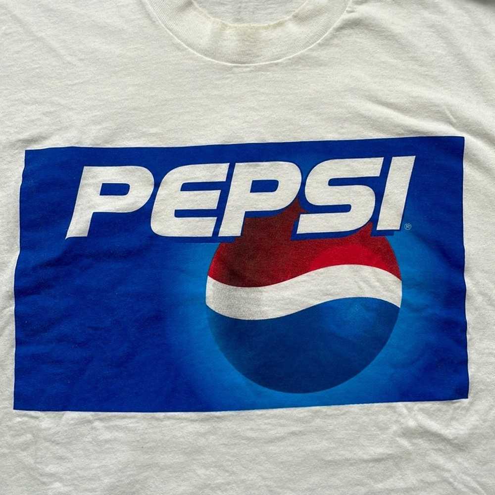 Vintage 80’s Pepsi Logo Single Stitch Screen Stars Sh… - Gem