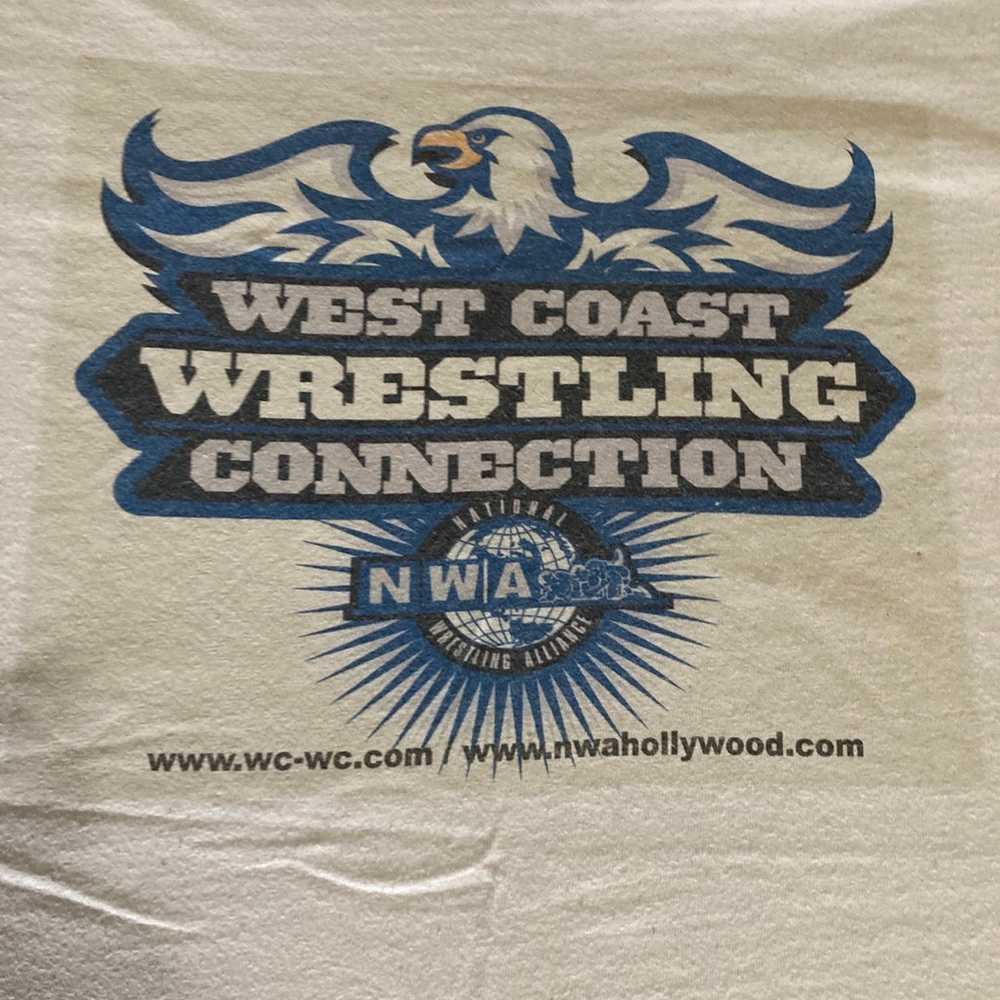 Wcwc wrestling shirt nwa - image 2