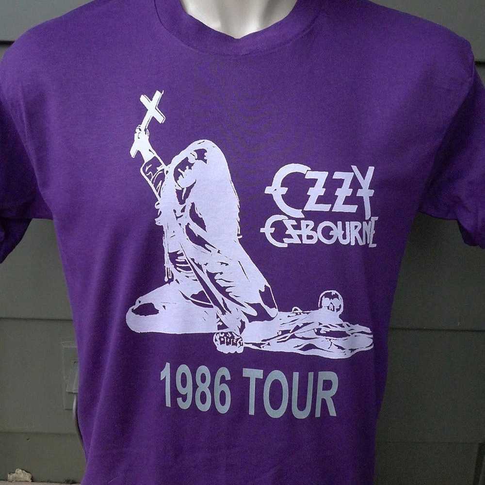 1986 Ozzy Osbourne Single Stitch Shirt (C) Licens… - image 1