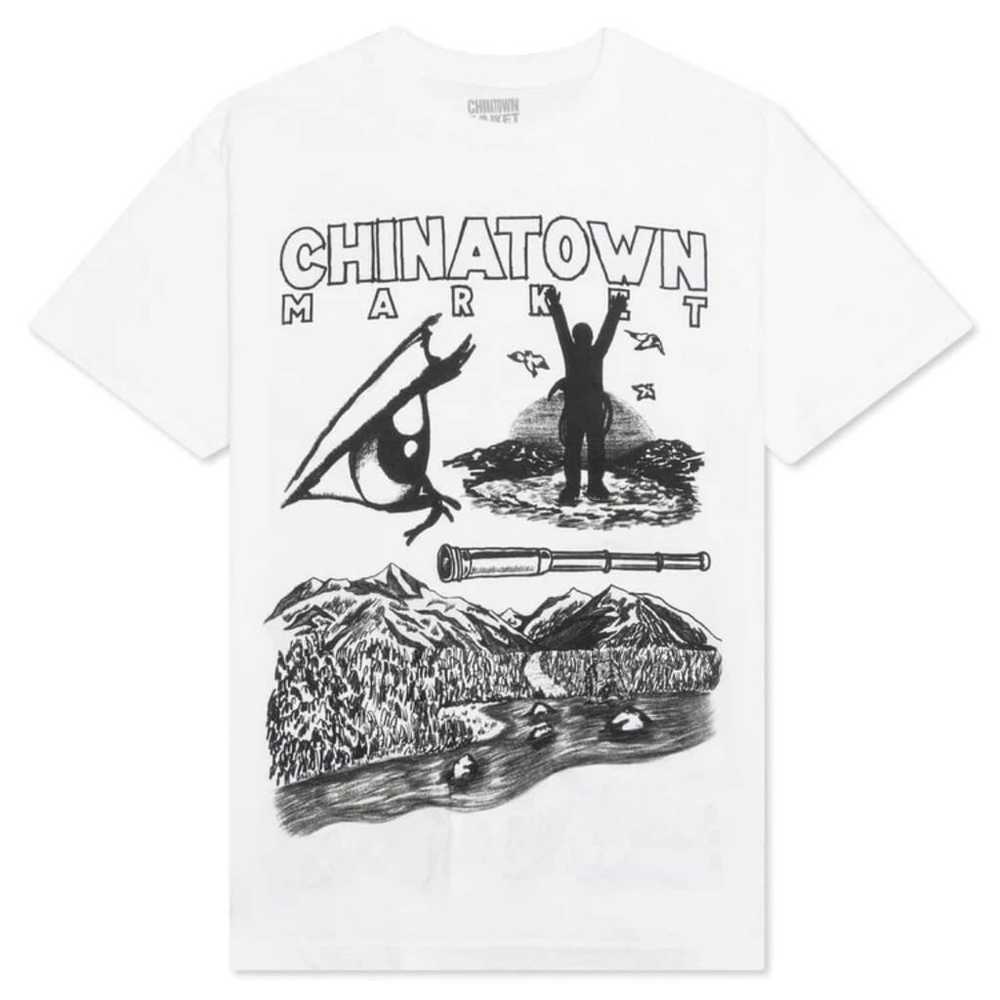 NEW CHINATOWN MARKET SEEK YOUR LIGHT WHITE T-SHIR… - image 1