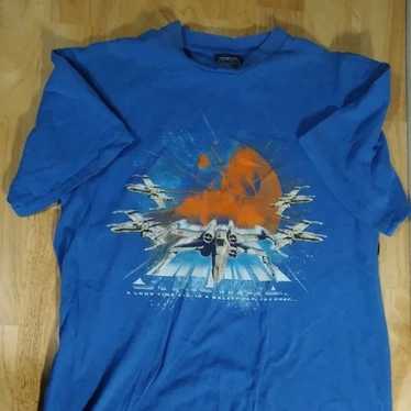 Vintage Star Wars X-Wing Fighters Graphic T-Shirt - image 1