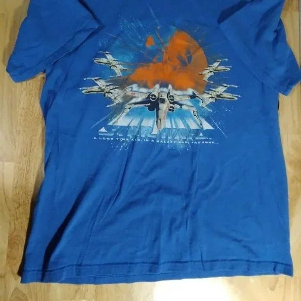Vintage Star Wars X-Wing Fighters Graphic T-Shirt - image 2