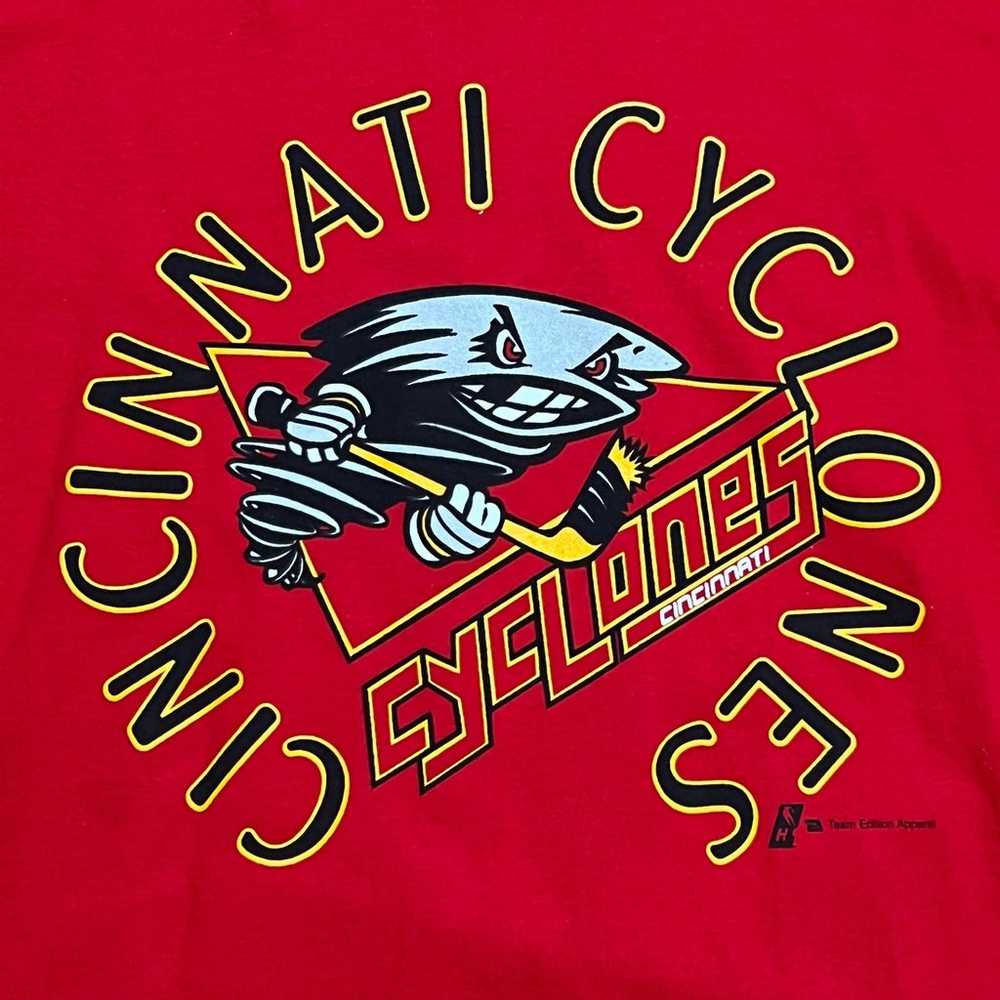 Vintage 90s Cincinnati Cyclones IHL Hockey Team R… - image 2