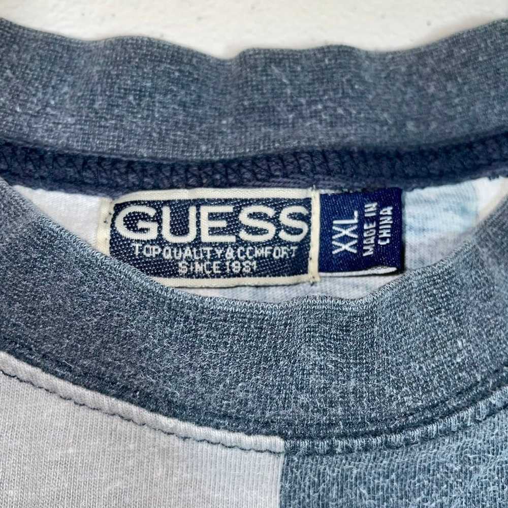 Vintage guess long sleeve stripped shirt - image 3
