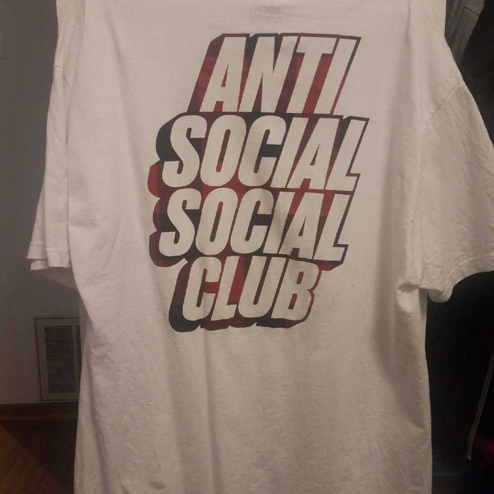 ASSC Blocked Red Plaid Tee - image 2