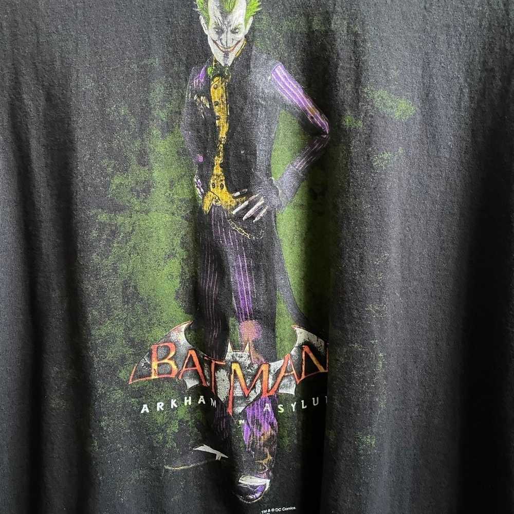 Vintage Batman Arkham Asylum Joker Black Graphitt… - image 2