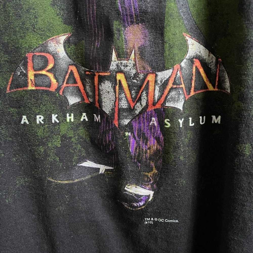Vintage Batman Arkham Asylum Joker Black Graphitt… - image 4