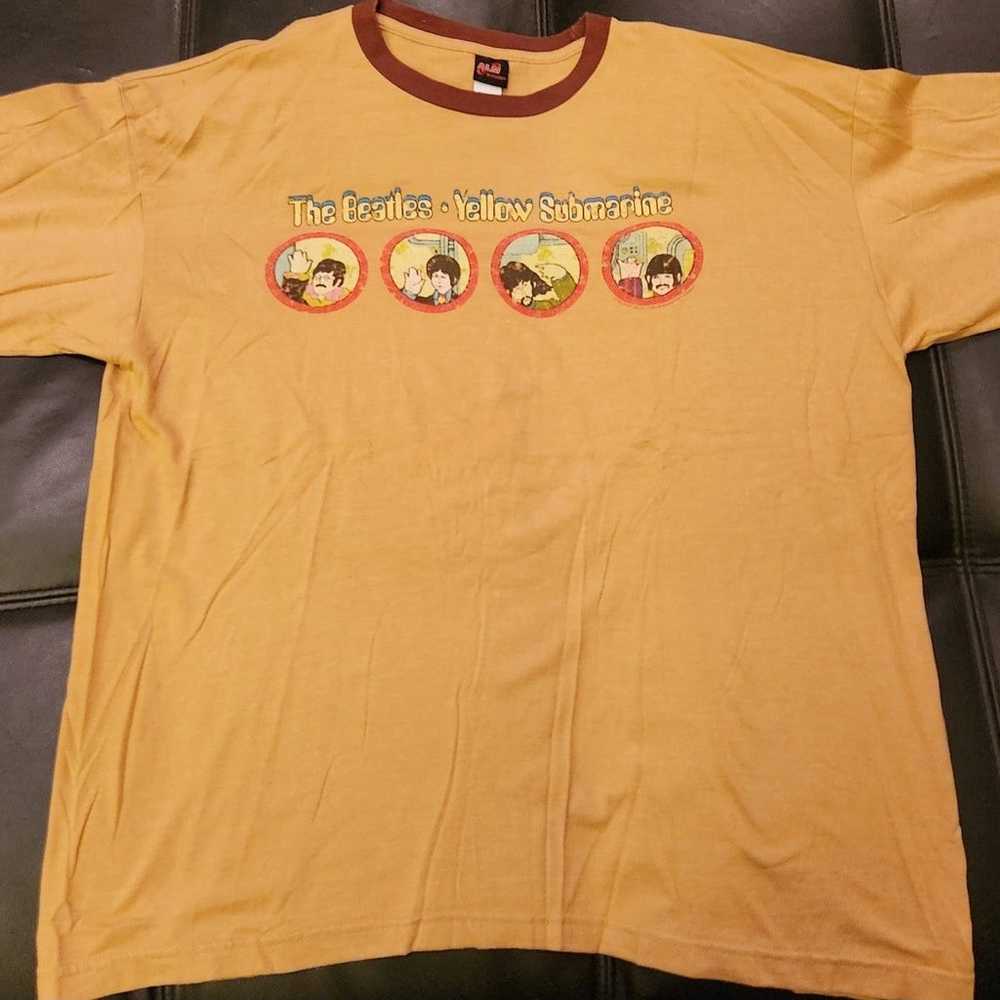 Vintage Beatles Yellow Submarine T-Shirt Size XXL - image 1