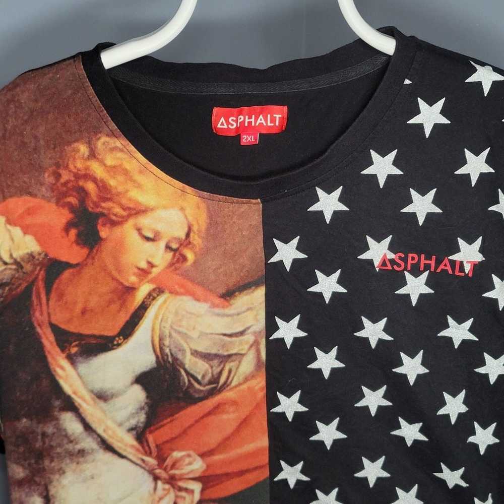 RARE Asphalt Reflective Angel Stars Shirt - XXL-B… - image 2