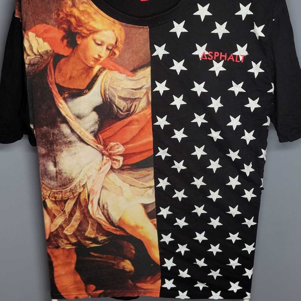 RARE Asphalt Reflective Angel Stars Shirt - XXL-B… - image 6