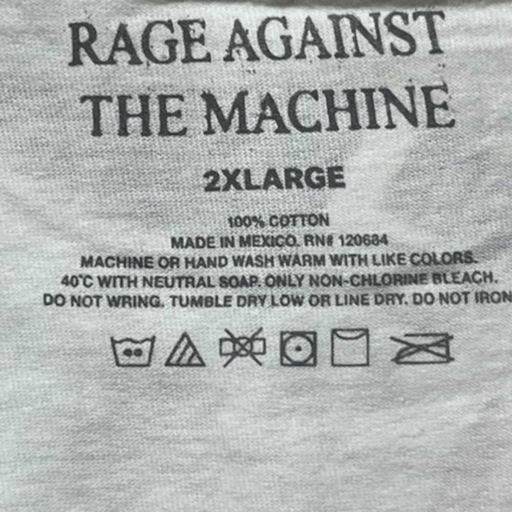 Rage Against  The Machine x T-Shirt x 2XL - image 4