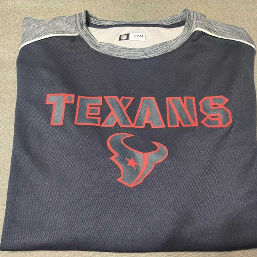 NFL Team Apparel Houston Texans Long Sleeve Shirt… - image 2