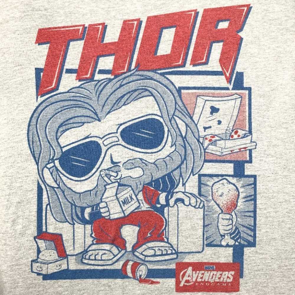 Marvel Avengers Endgame Gray Thor Shirt - image 5