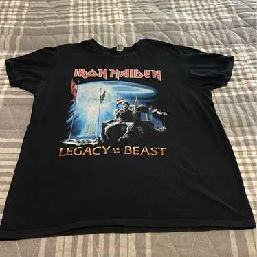 Iron Maiden Legacy of the Beast Tour t-shirt size… - image 1