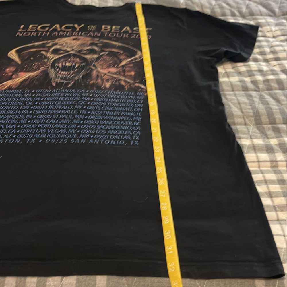 Iron Maiden Legacy of the Beast Tour t-shirt size… - image 7