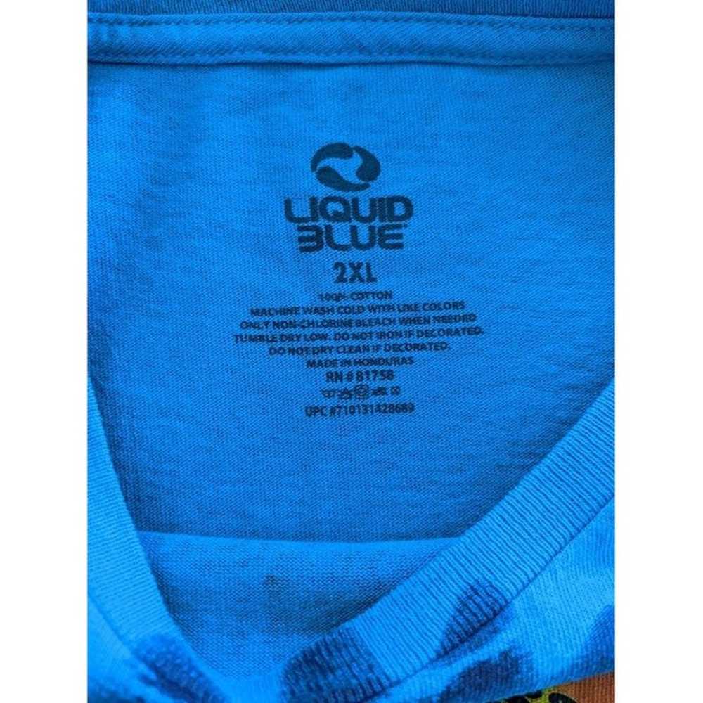 Men's Liquid Blue Grateful Dead T Shirt 2XL Repri… - image 8