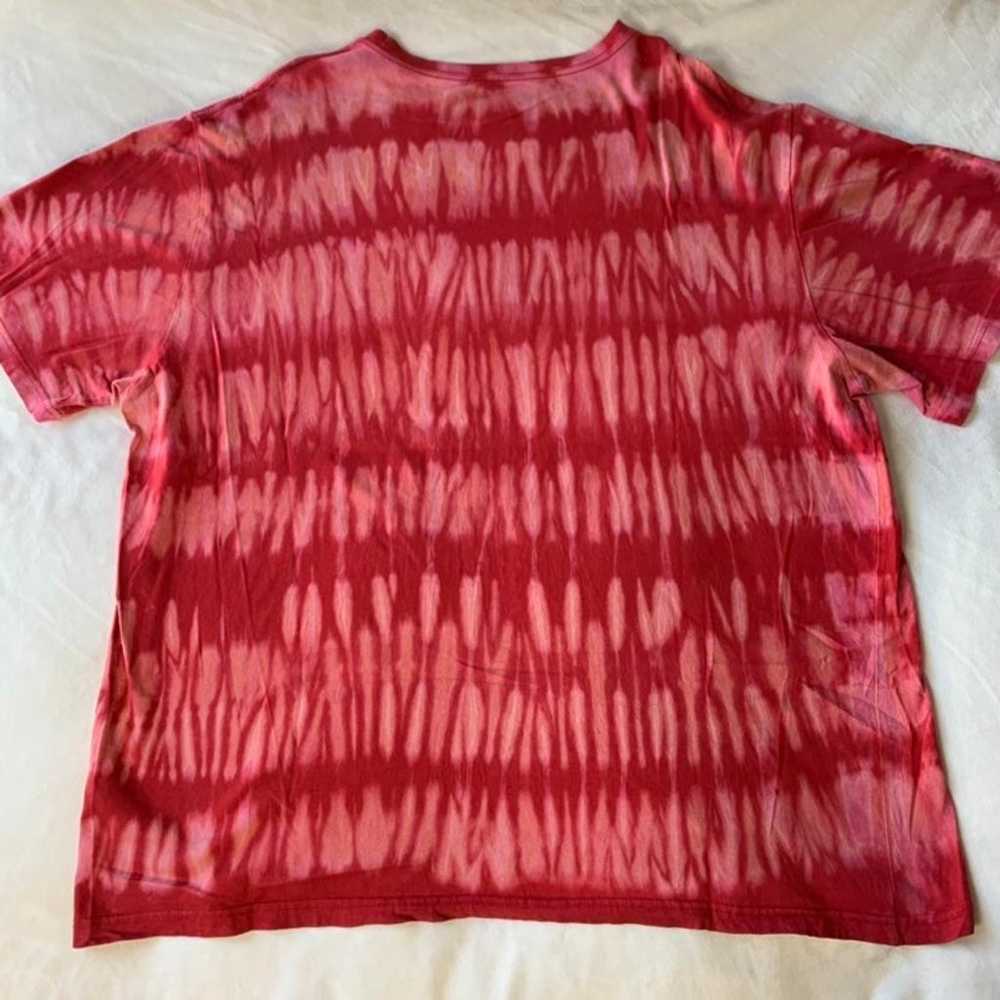 UNLV Rebels Red Custom Adidas Acid Wash Bleach Ts… - image 4