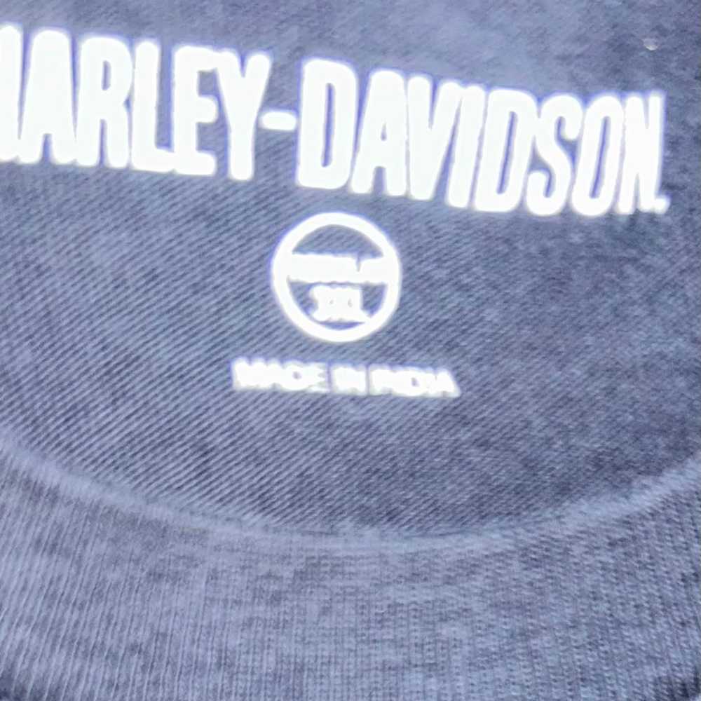 Harley Davidson motorcycles skull T-shirt - image 4