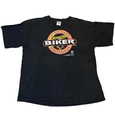 Vintage 1990s Easy Riders Ghostrider Motorcycle T-shirt / Single