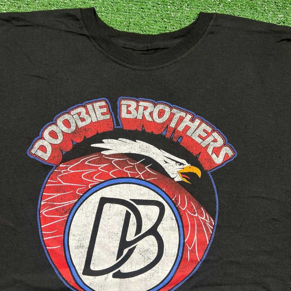 The Doobie Brothers Tour 87’ Cropped T-shirt Sz L… - image 2