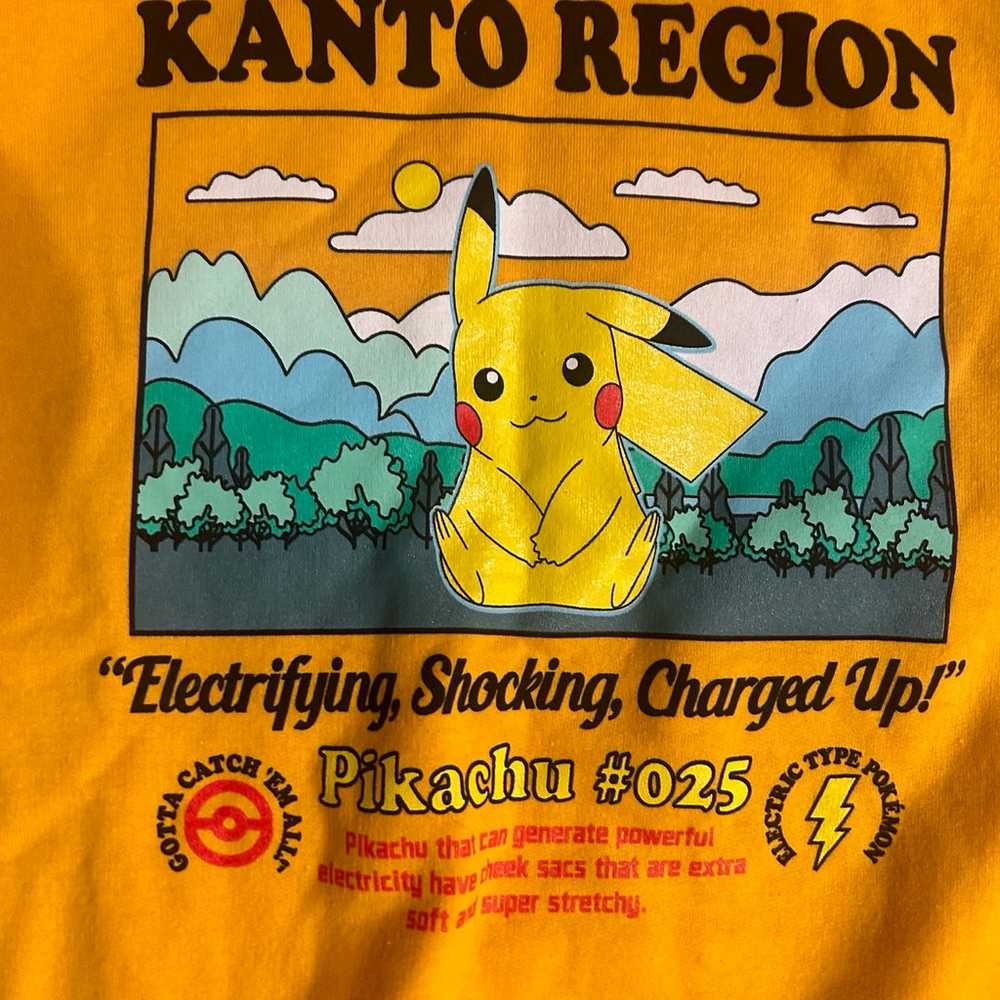 Pokemon Men's Pikachu #025 Kanto Region Pullover … - image 3