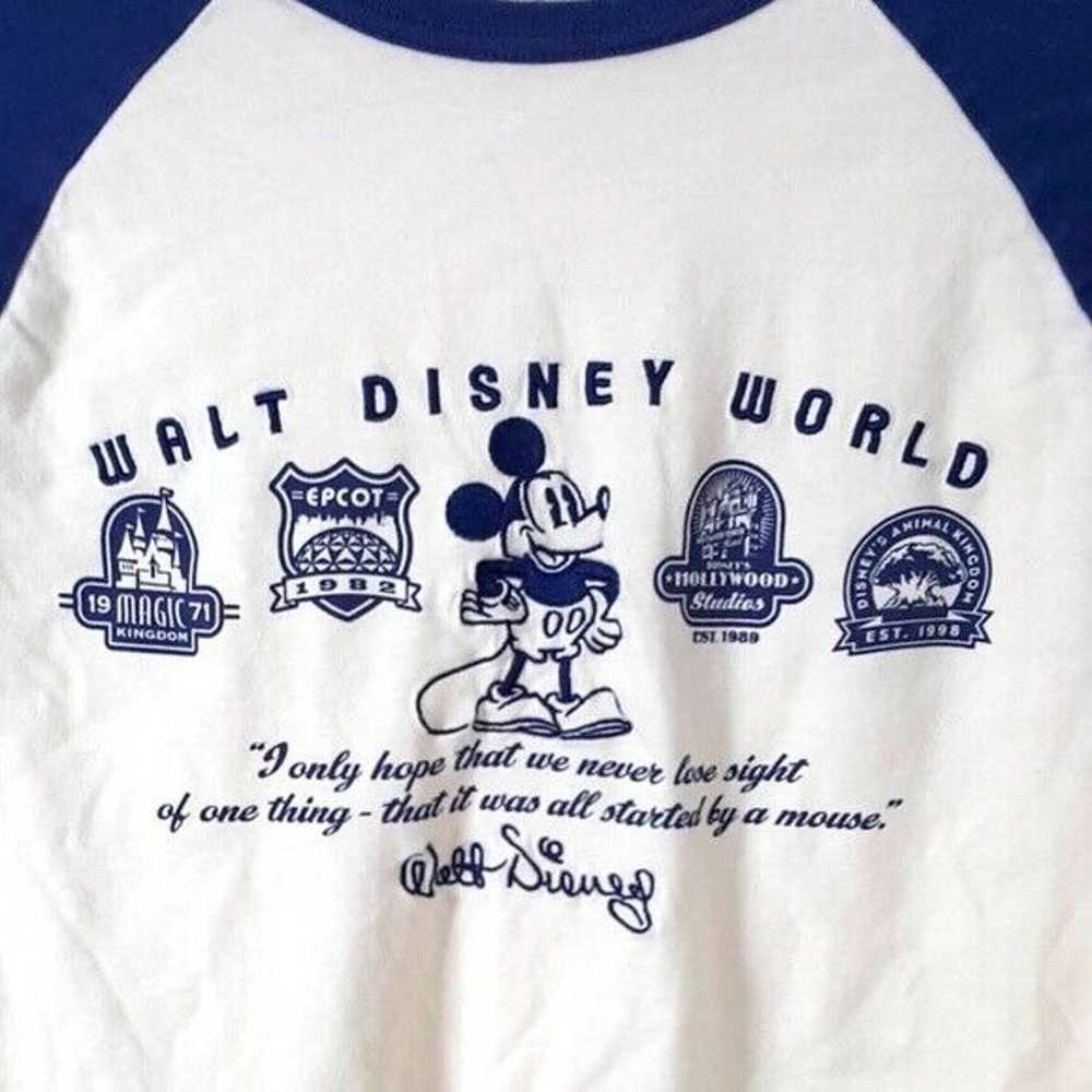 Disney Parks 4 Parks Only Hope Walt Quote Shirt C… - image 2