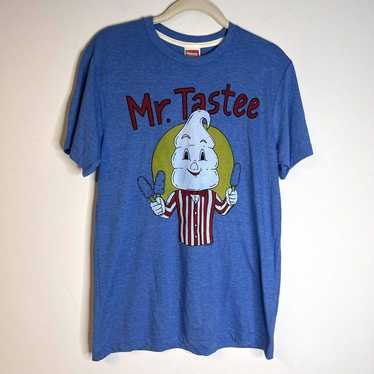 Homage Blue Mr Tastee Graphic Crewneck T Shirt si… - image 1