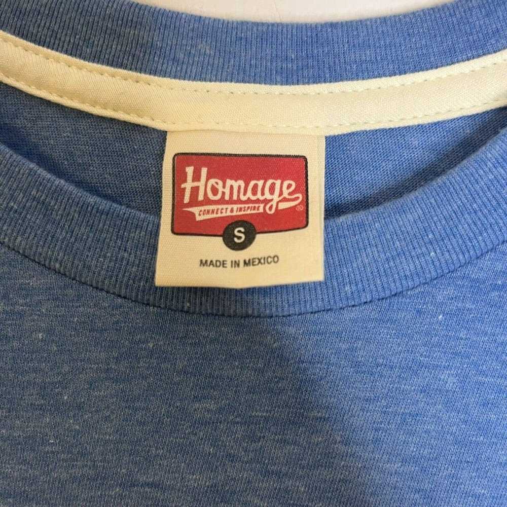 Homage Blue Mr Tastee Graphic Crewneck T Shirt si… - image 6