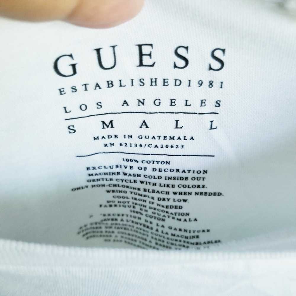 Guess Pur White Logo Tshirt - image 6