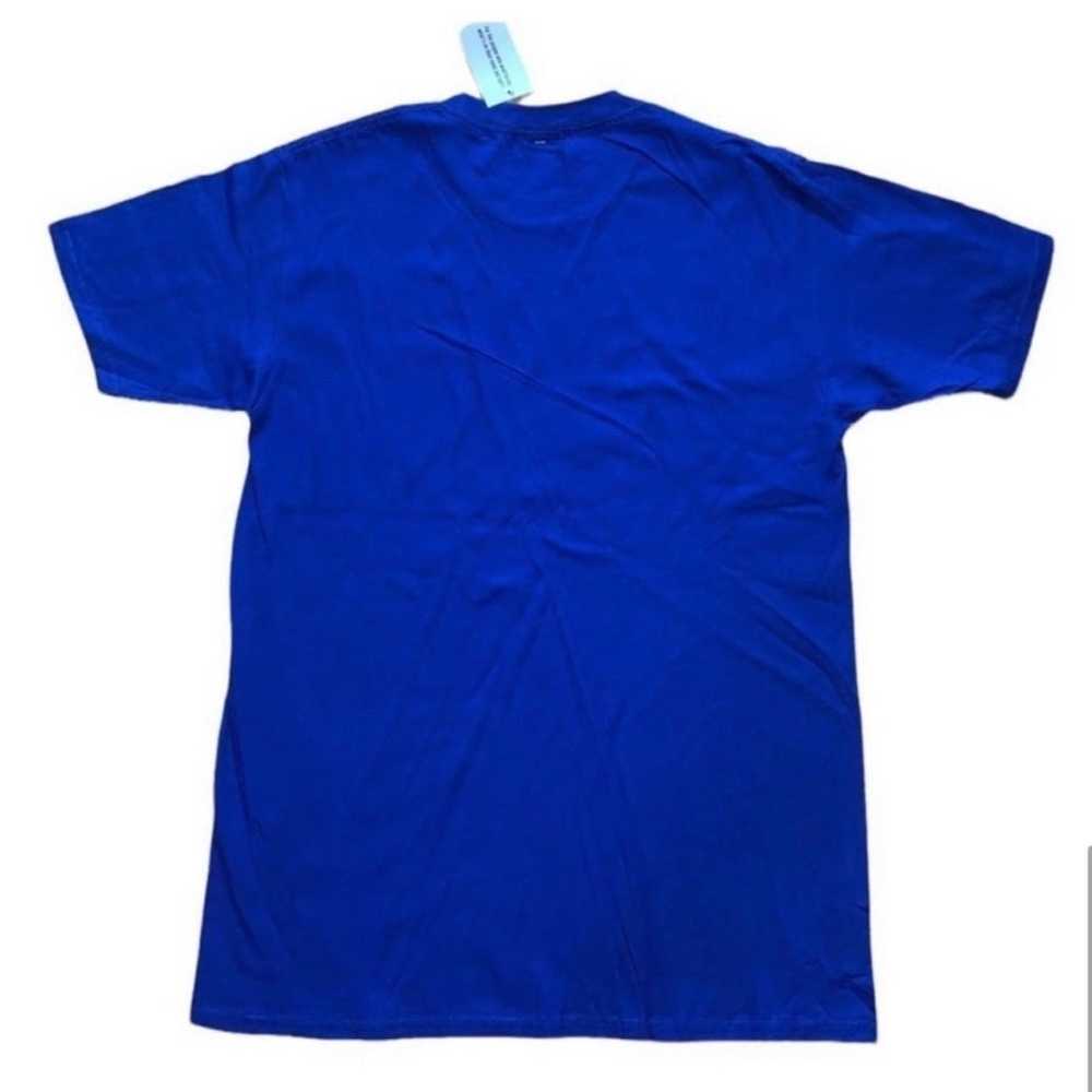 Blue Graphic T-Shirt Small - image 6