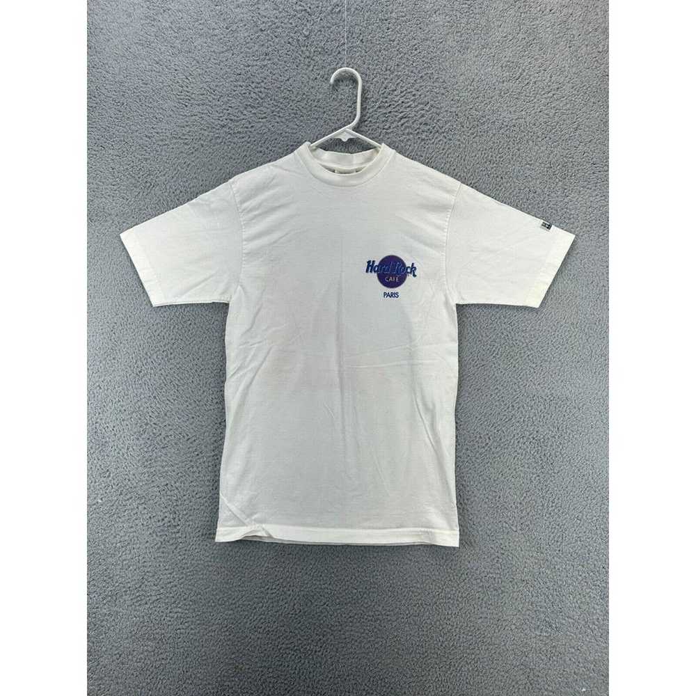 VTG Hard Rock Cafe Shirt Mens Small White Graphic… - image 1