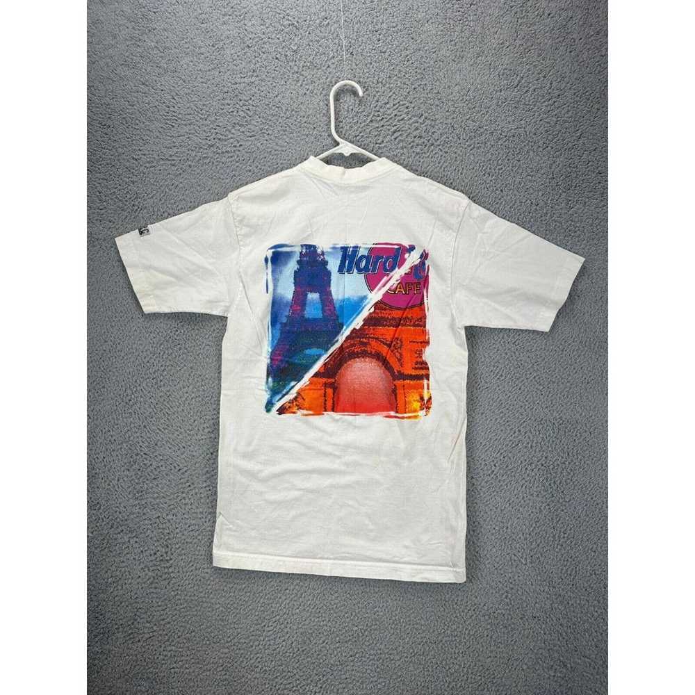 VTG Hard Rock Cafe Shirt Mens Small White Graphic… - image 2