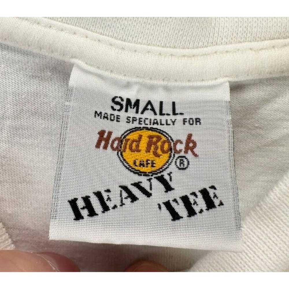 VTG Hard Rock Cafe Shirt Mens Small White Graphic… - image 5