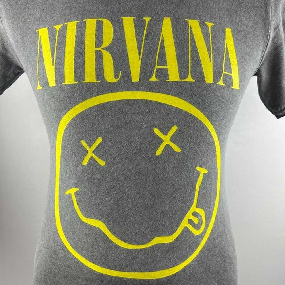 Nirvana Band Logo S T-Shirt - image 2