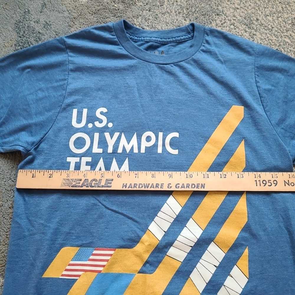 US Olympic Team USA Graphic Hockey Sticks Blue Sh… - image 4