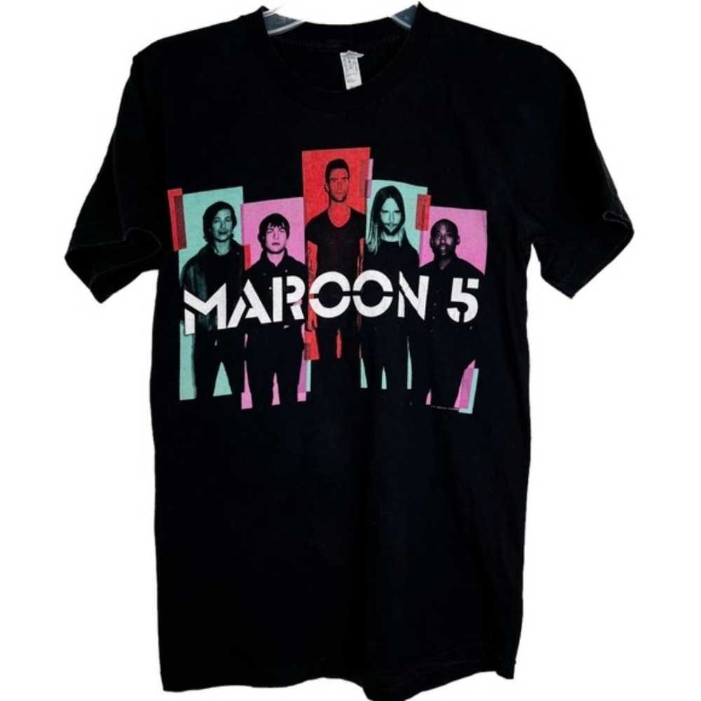 American Apparel Maroon 5 Short Sleeve Graphic Ba… - image 1