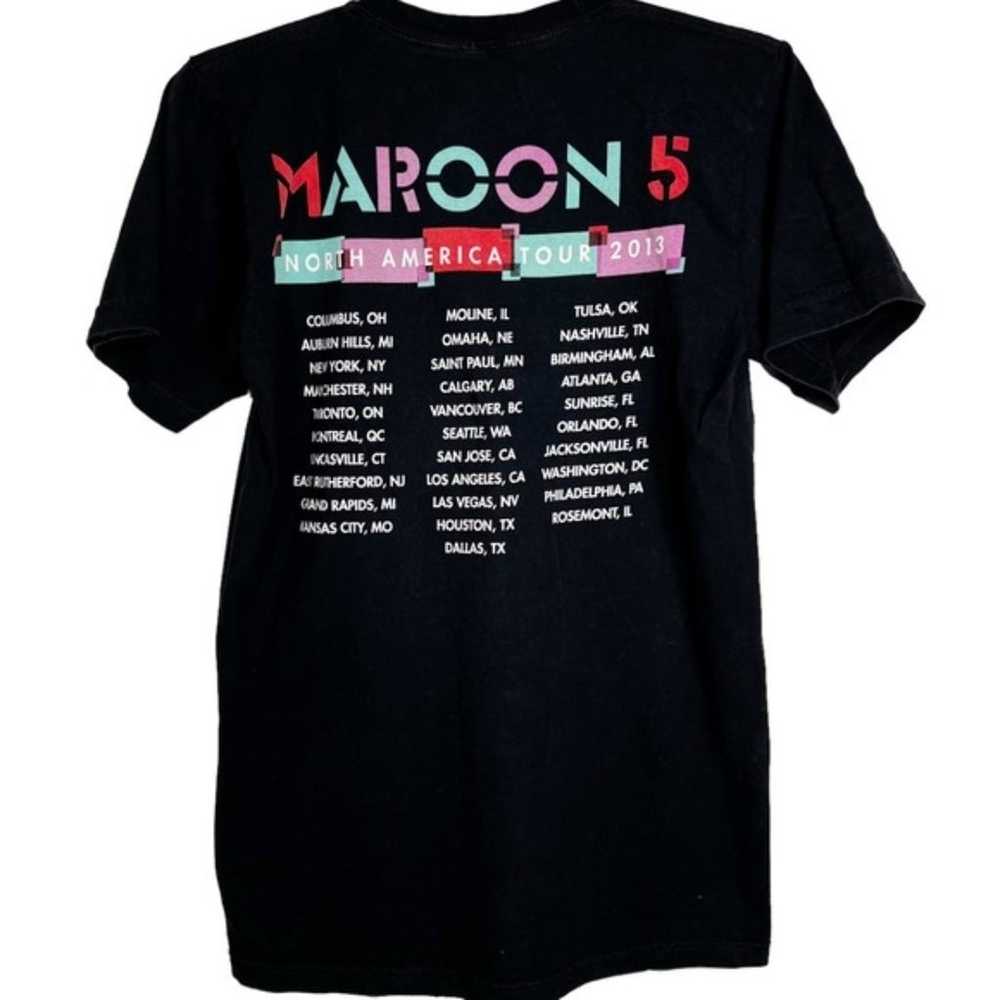 American Apparel Maroon 5 Short Sleeve Graphic Ba… - image 2