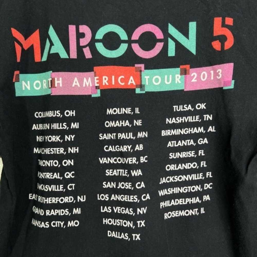 American Apparel Maroon 5 Short Sleeve Graphic Ba… - image 4