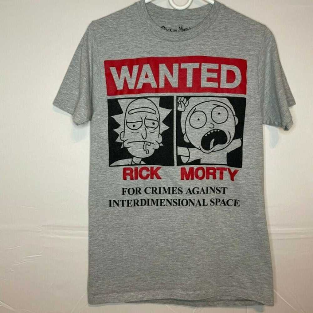 Rick And Morty Wanted Size Small T-Shirt - image 1