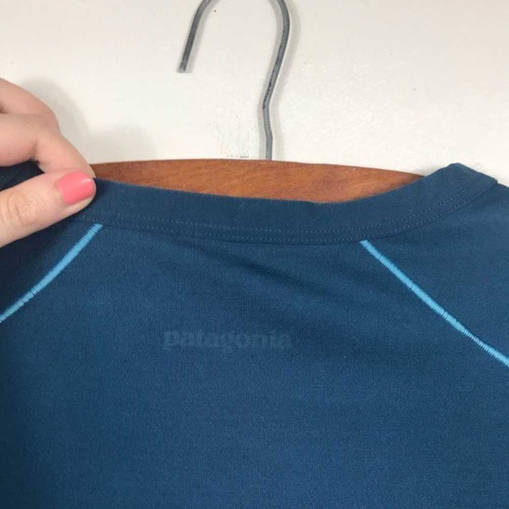Patagonia Teal Athletic Stretch Shirt - image 4