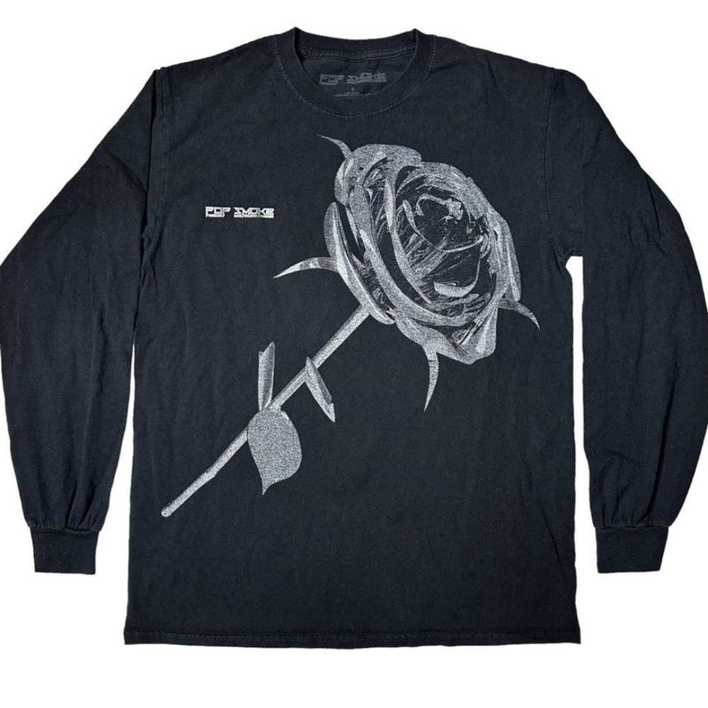 Pop Smoke Official Merch Long Sleeve Rose Graphic… - image 1