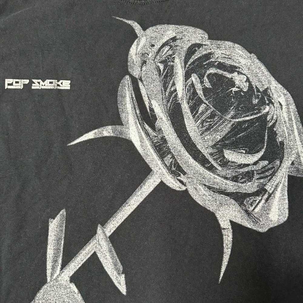 Pop Smoke Official Merch Long Sleeve Rose Graphic… - image 3