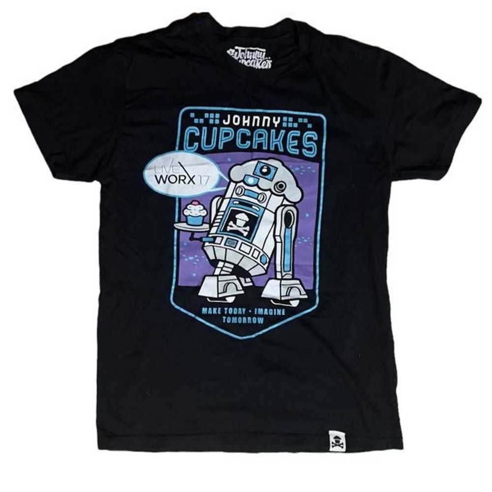 Johnny Cupcakes Live Work 2017 R2D2 Tee - image 1